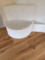 Holzboden und extra Details aus einer anderen Perspektive